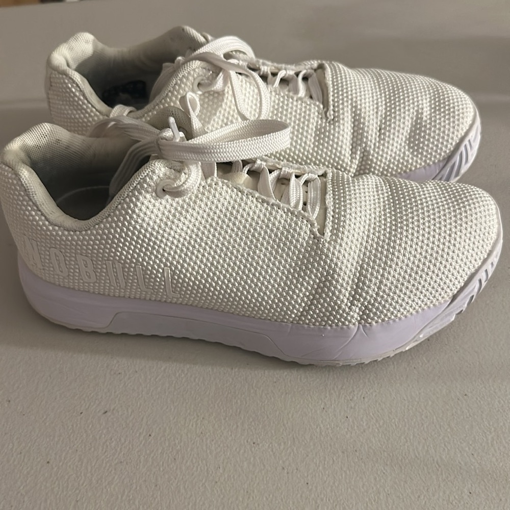 NOBULL Women‎ Size 8 Camo White SuperFabric Trainers Running Shoes Sneakers
